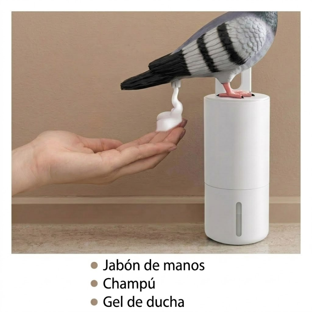 Paloma dispensadora de jabón
