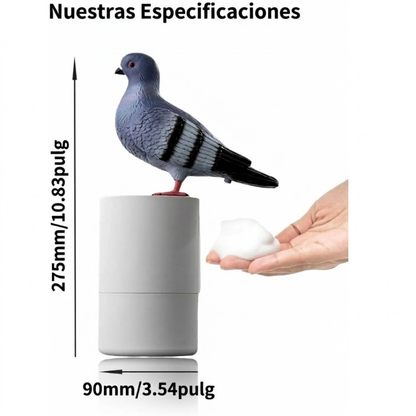 Paloma dispensadora de jabón